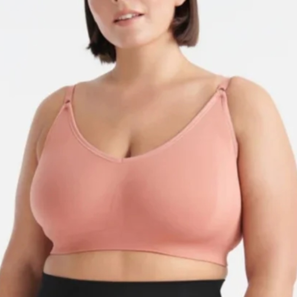 Knix Good to Go Seamless Bra XL in Honey Peach